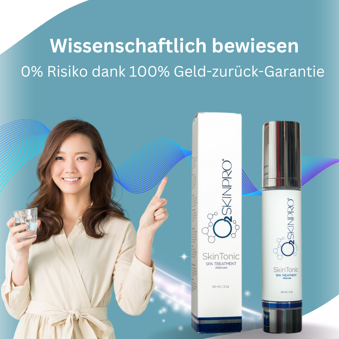 O2SkinPro® 100% Sauerstoff gegen Hautprobleme